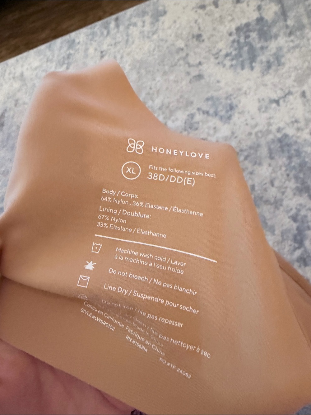 NWT Honeylove SoftForm Bra Wireless Smooth Duo in Nude and Black - Picture 3 of 3